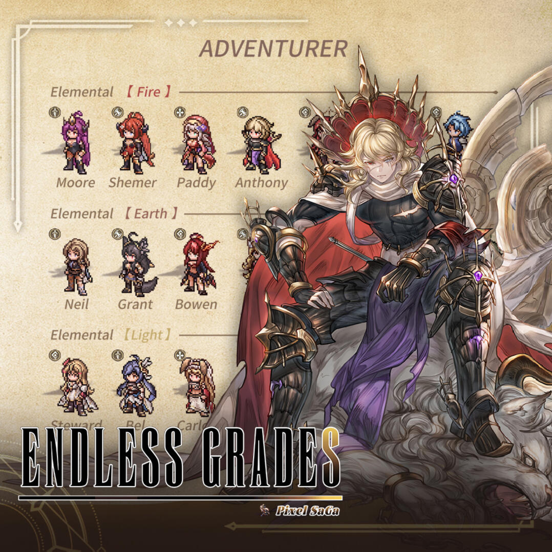 Collect and Evolve: Gather a diverse cast of heroes and evolve them to full potential.
